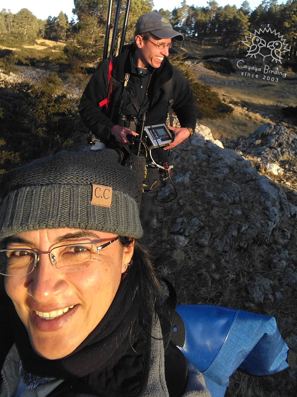 Cayaya Birding founders Knut Eisermann and Claudia Avendaño